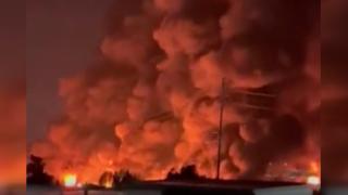 Meksika'da akaryakıt tankeri patladı