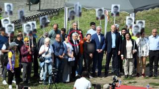 Terör örgütü PKK'nın elebaşları Belçika'daki gösteride ortaya çıktı