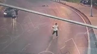 Bisikletli Doğanay Güzelgün'e çarpan sürücü böyle kaçtı