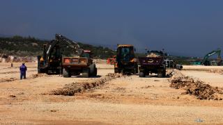 Hatayspor'un kullanacağı Mersin'deki 2 sahada çalışmalar devam ediyor