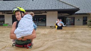 Slovenya'da selde 1 kişi hayatını kaybetti