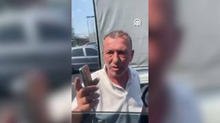 Hasta nakil aracının önünü kesti