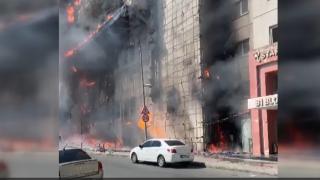 Esenyurt'ta kültür merkezinde yangın