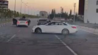 Aksaray'da düğün konvoyunda drift yapan sürücüye para cezası