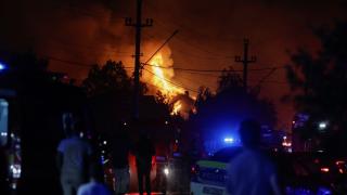 Romanya'da ruhsatsız LPG istasyonunda art arda patlama