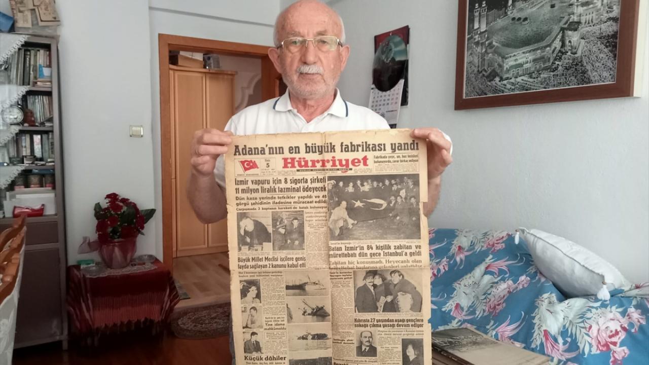 Öğrencisine doğum gününde, doğduğu güne ait gazete hediye etti