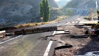 Aksaray'da selin hasarı havadan görüntülendi