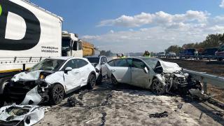 Edirne'de zincirleme trafik kazası: 1 ölü, 36 yaralı