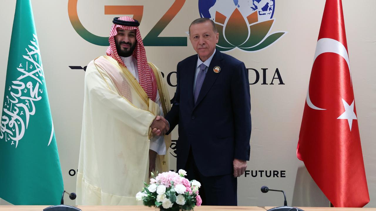 Cumhurbaşkanı Erdoğan, Suudi Arabistan Veliaht Prensi Selman ile görüştü