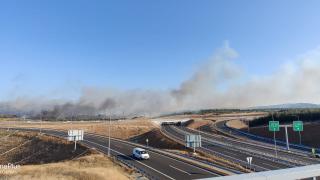 Çanakkale'de zirai alanda yangın çıktı