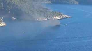 Fethiye'de bir teknede yangın çıktı