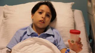 Oyun oynarken boğazına üzüm kaçtı