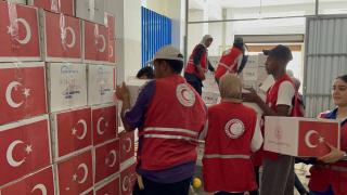 TİKA'dan Libya'daki afetzedeler için 5 bin gıda kumanyası