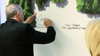 Cumhurbaşkanı Erdoğan 'Küresel Sıfır Atık İyi Niyet Beyanı'na ilk imzayı attı