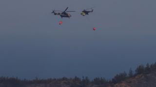 TSK Hava Rezerv Gücü orman yangınlarıyla mücadele etti