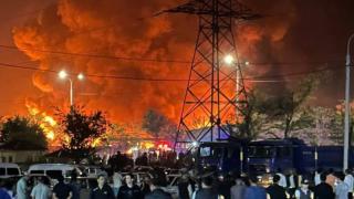 Özbekistan'daki şiddetli patlamanın görüntüleri: Ölü ve yaralılar var