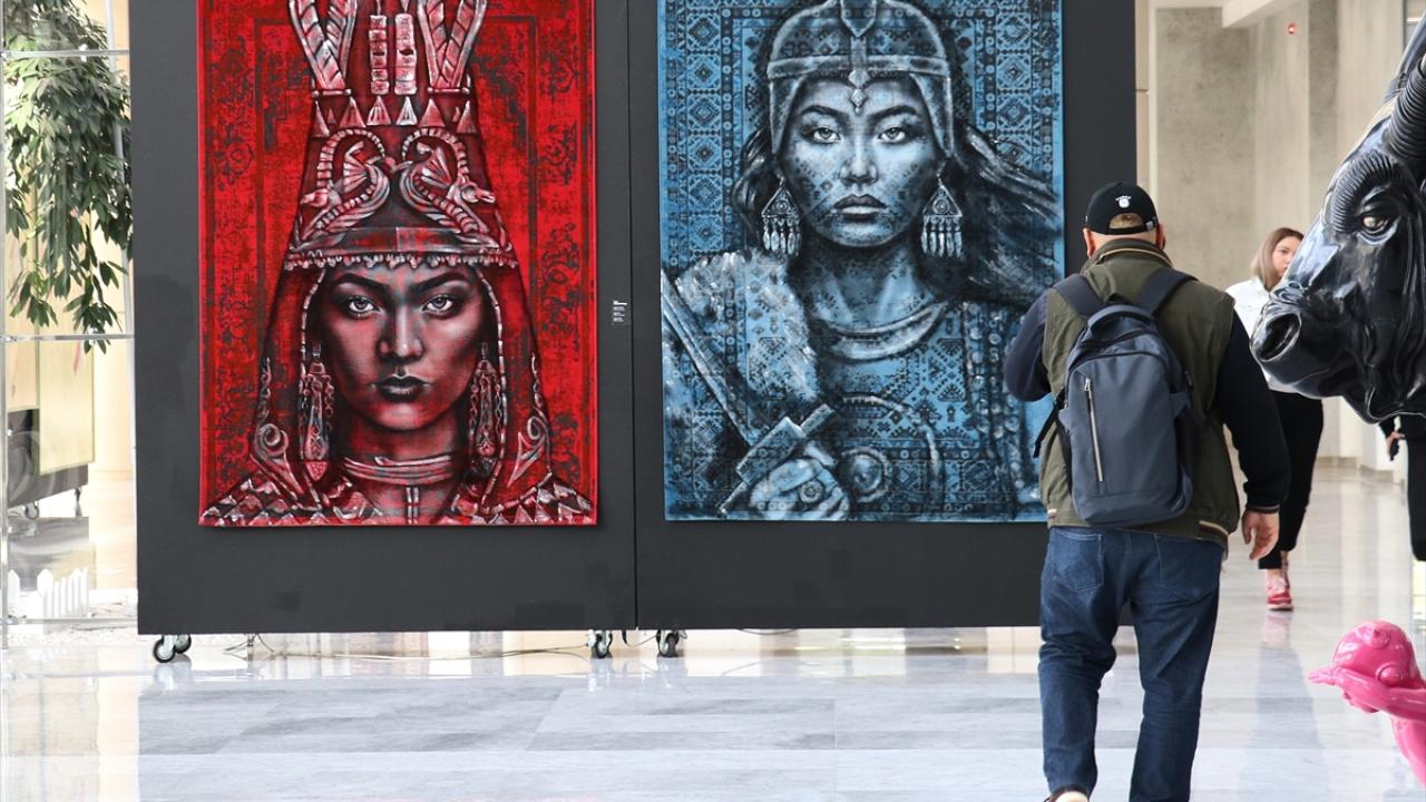  "El yapımı halı üzerine resim yapma hayalim var"