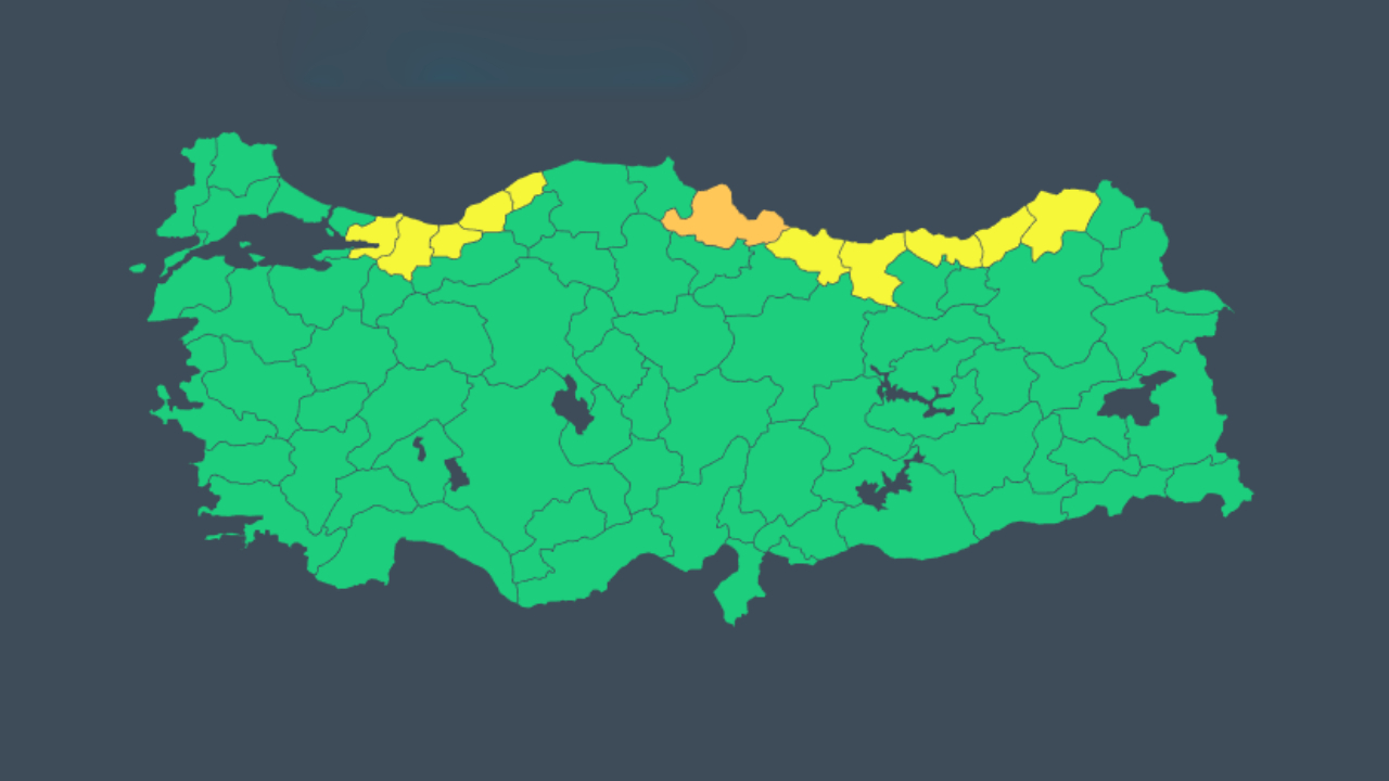 İşte sarı ve turuncu kod ile uyarılan o iller...