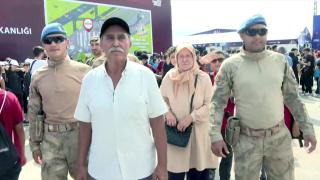 60'lı yaşlardaki Türker çiftinin TEKNOFEST heyecanı