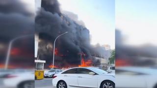 Suudi Arabistan'da otel yangını