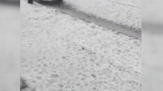 Las Vegas'ı dolu vurdu