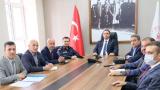 Turhal'da Cumhuriyet Bayramı hazırlıkları için toplantı yapıldı
