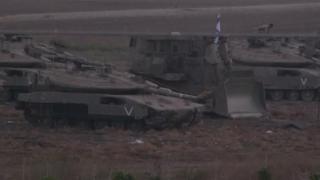 İsrail askerleri Gazze sınırında mevkileniyor