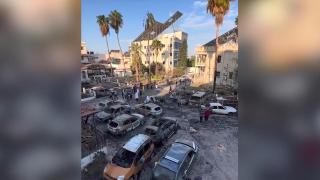 İsrail'in bombaladığı hastanede son durum