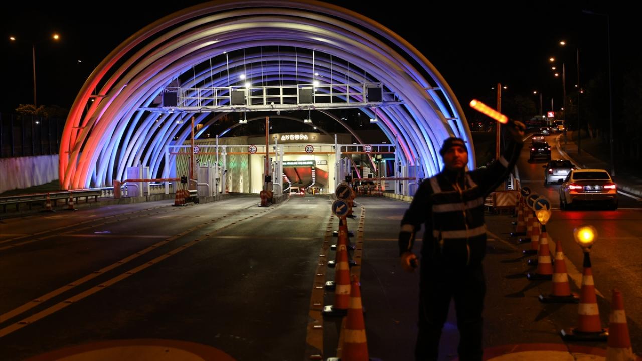 Avrasya Tüneli geçici olarak trafiğe kapatıldı