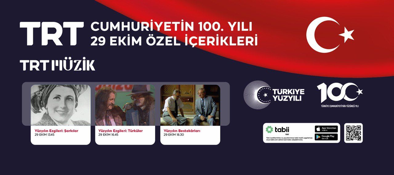 TRT Müzik ve TRT Radyolarından Cumhuriyet Bayramı’na özel konserler 