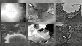 İsrail yeni saldırı görüntülerini paylaştı