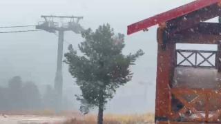 Sarıkamış’ta kar başladı