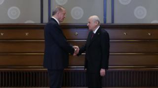 Cumhurbaşkanı Erdoğan, Bahçeli ile görüştü