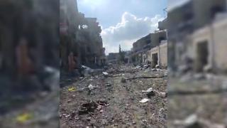 Beyt Hanun'daki yıkım kamerada