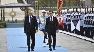Türkmenistan Devlet Başkanı Berdimuhammedov Ankara'da