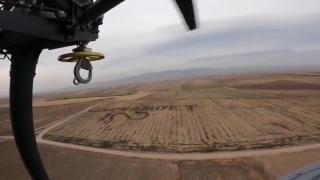 Cumhuriyet sevgisini tarlasına işledi