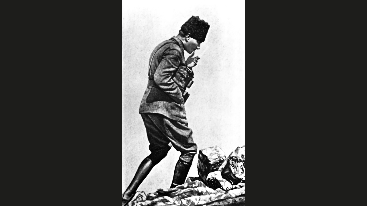 Mustafa Kemal Büyük Taarruz sabahı Afyon Kocatepe`de