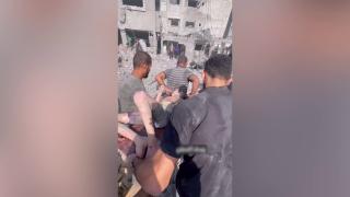 İsrail'in vurduğu kamptan kurtulan küçük kız öldüğünü sandı