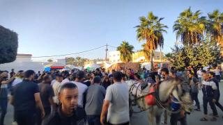 Gazze Şeridi'nde cenazeler ve yaralılar at arabalarıyla hastanelere taşınıyor