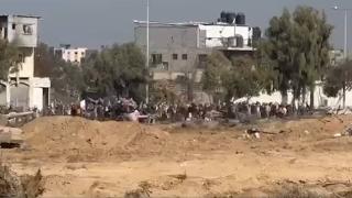 Gazzeliler, İsrail işgali altındaki vatan topraklarından göçe zorlanıyor