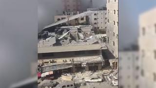 Kudüs hastanesi çevresine hava saldırısı