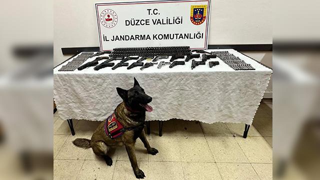 �ok say�da tabanca ve fi�ek ele ge�irildi