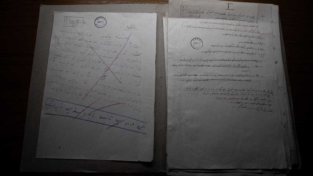 Atatürk`ün tarihe ışık tutan not ve hatıraları