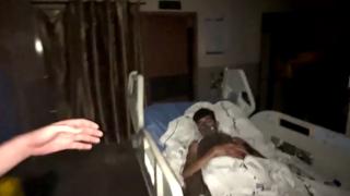 Şifa Hastanesi doktoru İsrail saldırısının ardından oluşan hasarı gösterdi