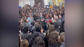 Sadettin öğretmene duygu dolu veda