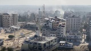 Gazze'deki yıkım havadan görüntülendi