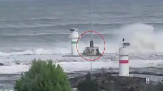 Trabzon'da denizde kaybolan 2 kişinin son görüntüleri ortaya çıktı