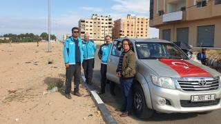 Sahra hastanesi için Türk heyeti Gazze'de