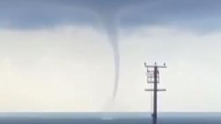 Çeşme'de hortum oluştu