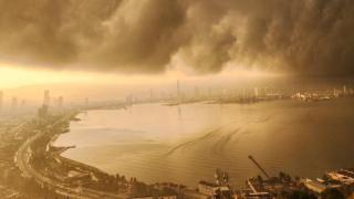 Bulut tabakası İzmir’i kapladı